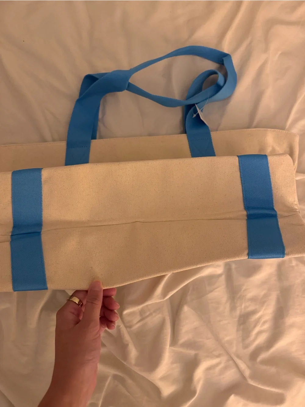 PINK Canvas Tote Bag NWT